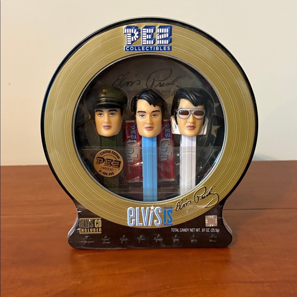 PEZ Collectibles Elvis Presley Gift Pack – 3 Dispensers – New Sealed